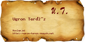 Ugron Teréz névjegykártya